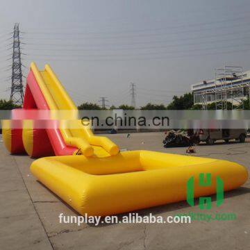 HI factory giant PVC adult inflatable slide inflatable water slide hot selling