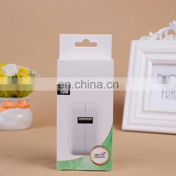 folding gift box recycle material folding cheap paper box for mini electronic equipment packing