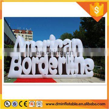 Customized Advertising Giant Inflatable Letters ,inflatable LOGO letters