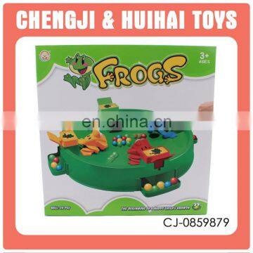 Flog shape game machine plastic desktop game