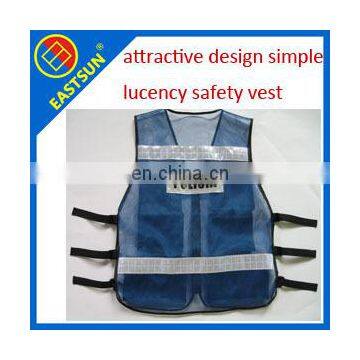 New attractive looking no printing foldable reflective safety vest/jacket