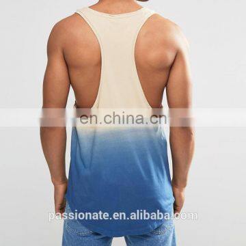 Men Dip Dye Vest Sleeveless T-shirt photo-2