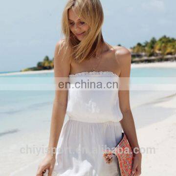 Customized Beach Dress, Sexy Solid Color Long Dress, Fairy Lace Beach Dress 2017 photo-2
