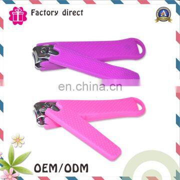 cheap funny carton steel nail clipper with plactic cover