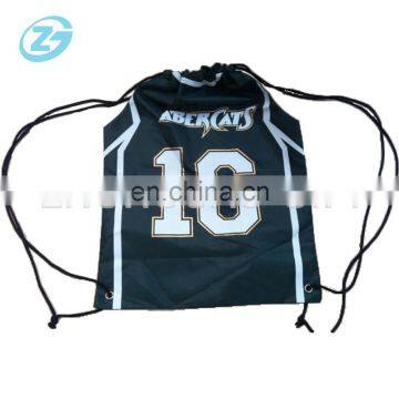 New Style Recyclable Drawstring Gym Sports Polyester Basketball Backpack Custom