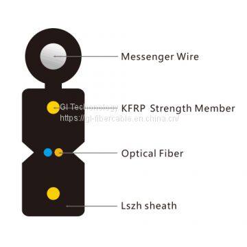 single core fiber optic cable FTTH cable