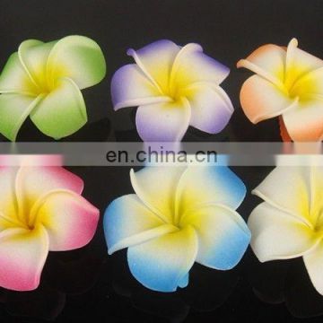 Hawaiian Plumeria Flower Foam Hair Clip