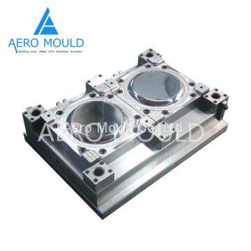 2 cavity plastic thin-wall plate mold