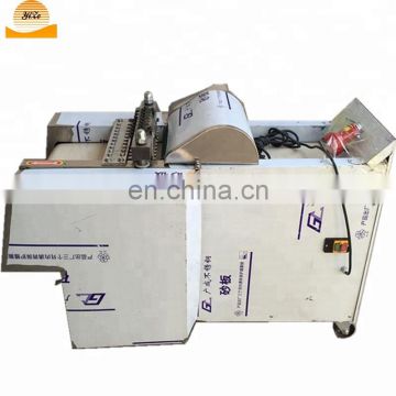 Frozen chicken meat cutting machine for machine cut chicken