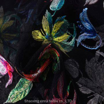 African Mesh New 3d Flower Lace Fabric Embroidery photo-2