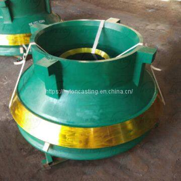 Manganese Mantle Bowl Liner Suit Telsmith SBS52 Cone Crusher Wear Parts photo-2