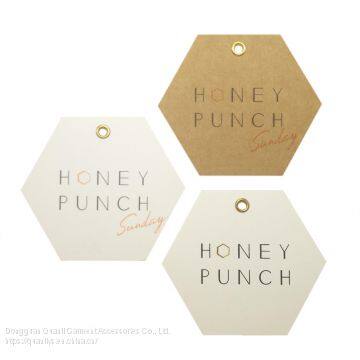 custom printed luxury paper hang tag hangtags for clothing own logo