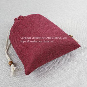 Small Size Various Colors Burlap Candy Bags Jute Wedding Gift Bag With Drawstring Wedding Party Favor Gift Pouches photo-2