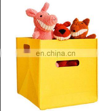 New arrival Recycled Felt storage basket Bin for Home and Laundry