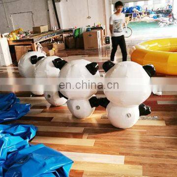 Cute PVC Indoor Advertising Inflatable Small Panda Cartoon Model For Event Evening Party photo-4