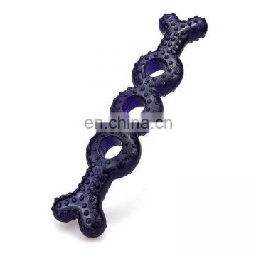 Bone Shape Dog Chew Toy With Holes Soft Puppy Play Toy photo-5