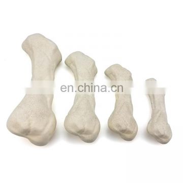 2020 wholesale straw material eco-friendly pet productions real-like dog chewing bone