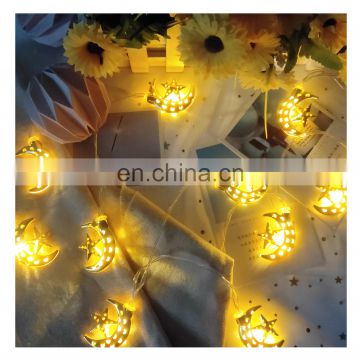 10L led iron moon star night ceiling light christmas decoration wall string lights indoor home garden room strip lighting morden