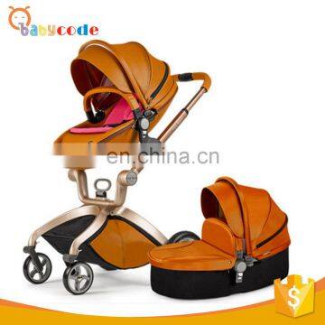 EN1888 2 in 1 luxury high view travel baby buggy with carrycot