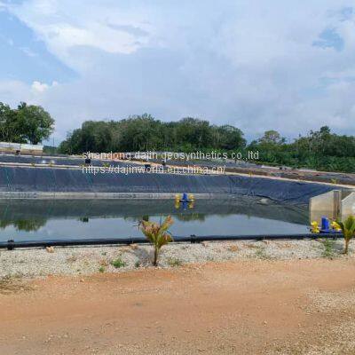 0.5mm 0.75mm 1mm Black HDPE LLDPE Geomembrane Pond Liner for Fish Shrimp Farming Tanks photo-3