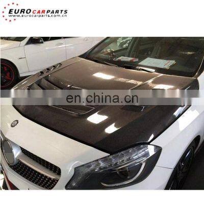 W176 Carbon Fiber Bonnet Fit for MB A-class W176 2014-2017year to VS Style Full Carbon Fiber A45 Hood