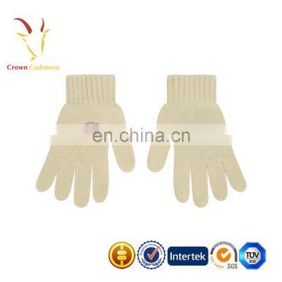 Beautiful Cashmere Knitted Hat Scarf Gloves Set for Child photo-4