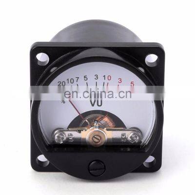 500UA Panel VU Meter 6-12V Bulb Warm Back Light Recording Audio Level Amp Meter For Audio equipment, VU panel Meter