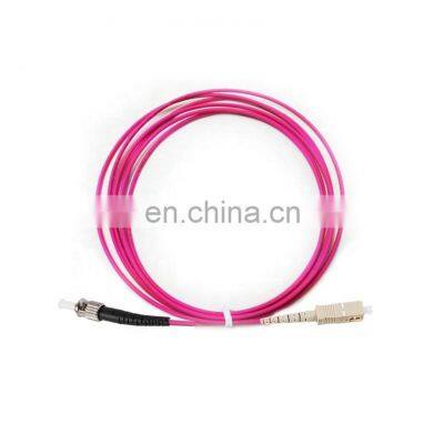 SC ST Simplex Multi Mode OM4 Optical Patch cord cordon de raccordement en fibre Fiber Jumper 2.0mm SC st fiber optic patch cord