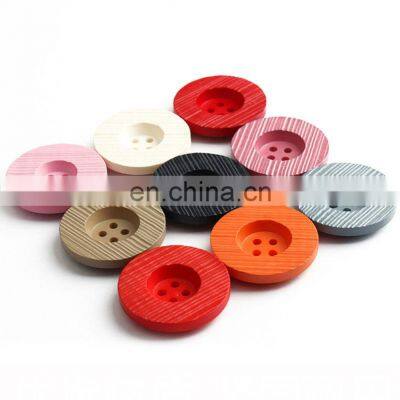 Environmental Protection Sewing 4 Holes Multi Size Plastic Resin Button