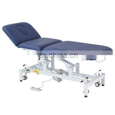 Hospital Comfy Mobile Folding Massage Treatment Bed Osteopathic Treatment Couch Massage Spine Physiotherapy Bed photo-2