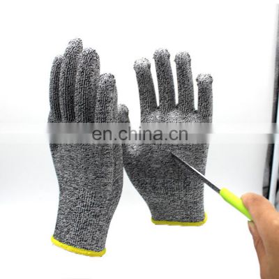 Food Grade Level 5 Cut Resistant Work Gloves Anti Cut Fish Handling Safety Guantes Anticorte For Construction Wood Carving