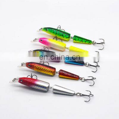 lifelike colour minnow 3D eyes floating fresh water free fishing tackle samples hard plastic lure