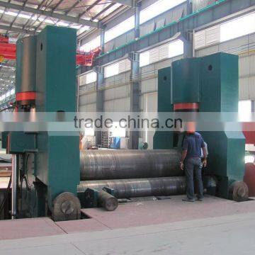 CNC Three Roller Plate Rolling Machine Price photo-3