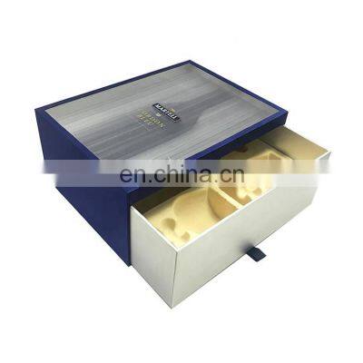 Flutes Gift Box Champagne Factory Direct Sale Custom Logo Full Color with High Quality Printed Paperboard UV Coating Varnishing