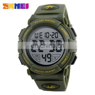 SKMEI 1258 Men Digital Watches Outdoor Sports 50M Waterproof Chronograph Big Dial Digital Wristwatches photo-5