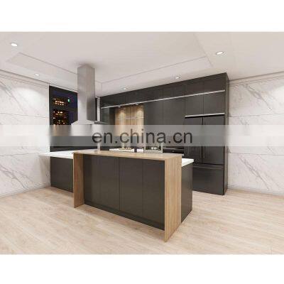 Melamine and Lacquer Finish Kitchen Cabinet for Home photo-2