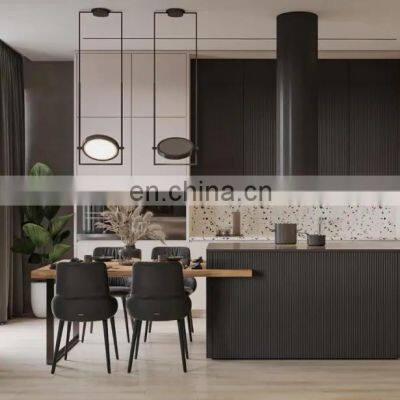 Kitchen Furniture Modern Design Wood Veneer Kitchen Cabinet Furniture At Wholesale Price