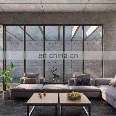 Factory Standard Frameless Aluminum Sectional Interior Noiseless Sliding Doors