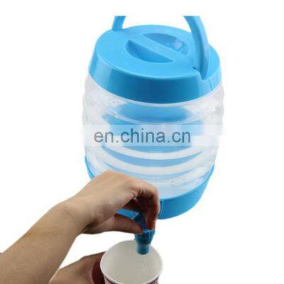 Good Quality Plastic Collapsible Water Container For Outdoor Hiking Picnic photo-3