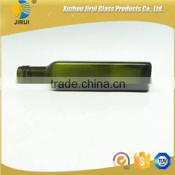 2016 250ml Square Shape Cobalt Green Olive Oil Glass Bottle /a Lot of Stock photo-6