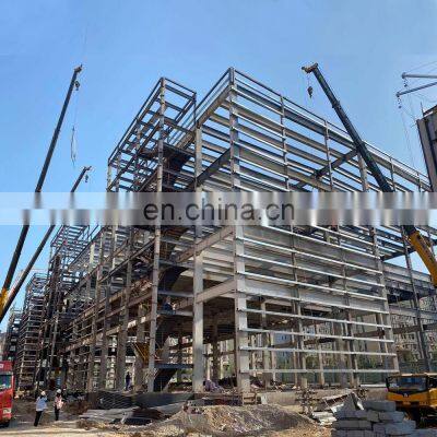 high quality fast assemble prefab metal steel frame structure warehouse buildings