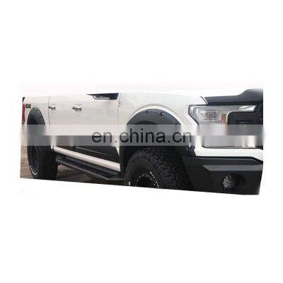 Pickup  Accessories  Pocket Rivet Style Fender Flares   For  F150  2018- on  Mud Guard Parts