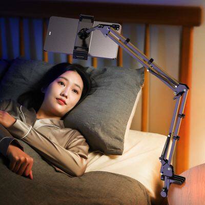 2022 New Arrival Flexible Bedside Desk Mount Clip Phone Bracket Holder Long Arm Bed Lazy Tablet Stand for IPad Smartphone photo-3