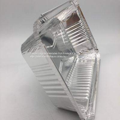 1000ml Rectangular Aluminium Foil Pan Takeaway Food Box photo-3