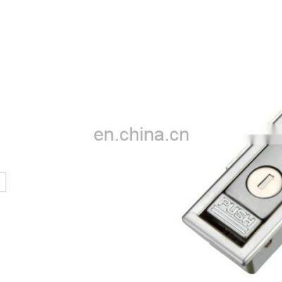 MS713 Matt Chrome Coated Zinc Alloy Cabinet Push Button Plane Lock photo-4