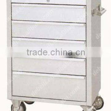 5 Drawers 430# Stainless Steel Roller Tool Cabinet for Tools