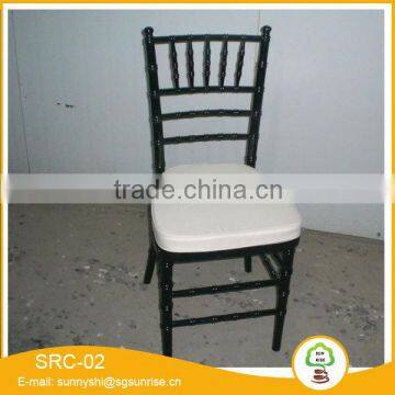 Wholesale Dark Mahogany Stackable Wooden Chiavari Chairs