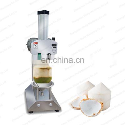 coconut diamond cutting trimmer coconut dehusking machine green fresh young coconut cutter machine