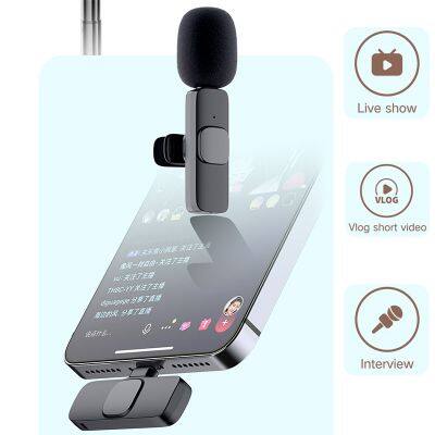 New Arrival Noise Cancelling Wireless Microphone Portable Studio Live Streaming Equipment 2.4G Mobile Microphone photo-5