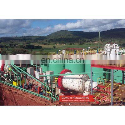 50-1000tpd CIP Leaching Tank Small Cil Gold Plant From Hengchang in Tanzania